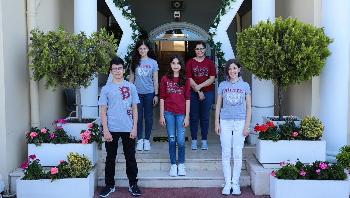 Bilfen'den 5 öğrenci tam puan aldı