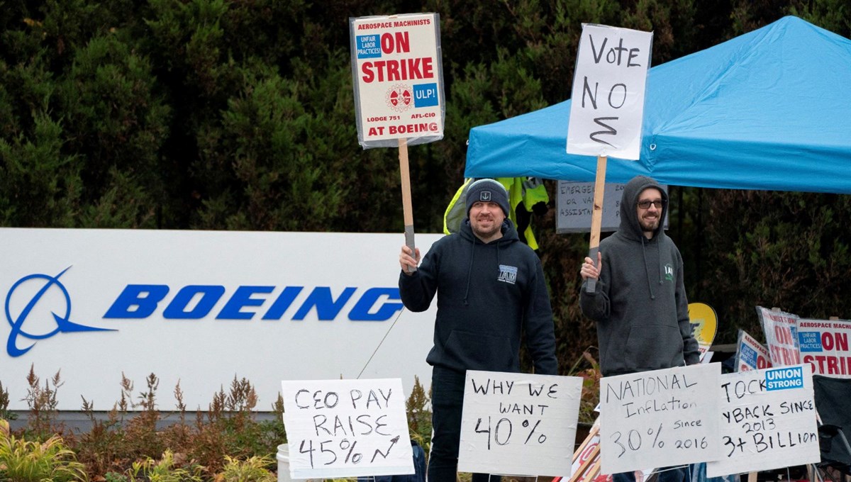 Boeing'in planı alt üst oldu: İşçilerden greve devam kararı