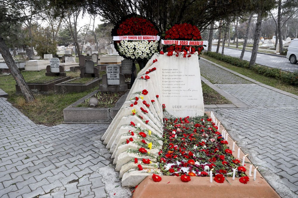 Gazeteci Uğur Mumcu suikastın 28. yılında kabri başında anıldı - 13