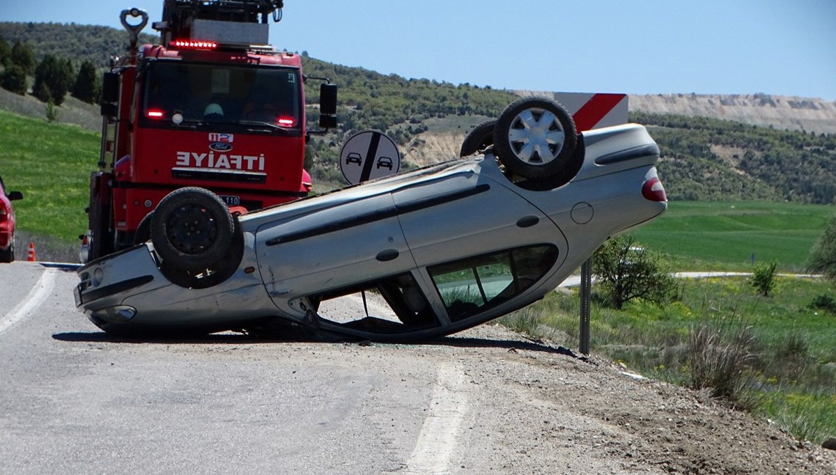 Hisarcık’ta trafik kazası: 1 yaralı