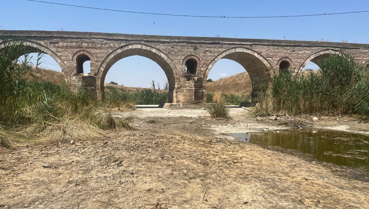 Tekirdağ'da kuraklık nedeniyle Hayrabolu Deresi kurudu