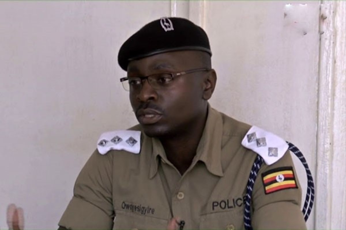 Polis Sözcüsü Luke Owoyesigire, başkent Kampala