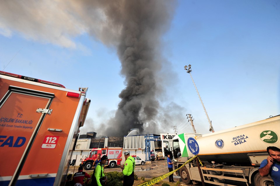 Bursa'daki fabrika yangını 42 saat sonra söndürüldü - 2