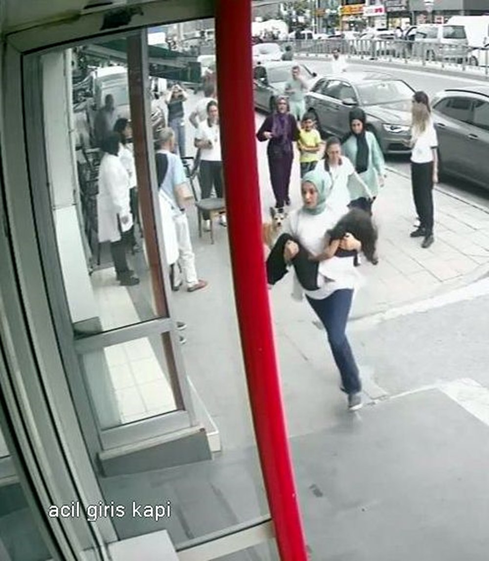 Davalık kavşakta 9 yaşındaki Asmin’i yaşamda tutma çabası - 1