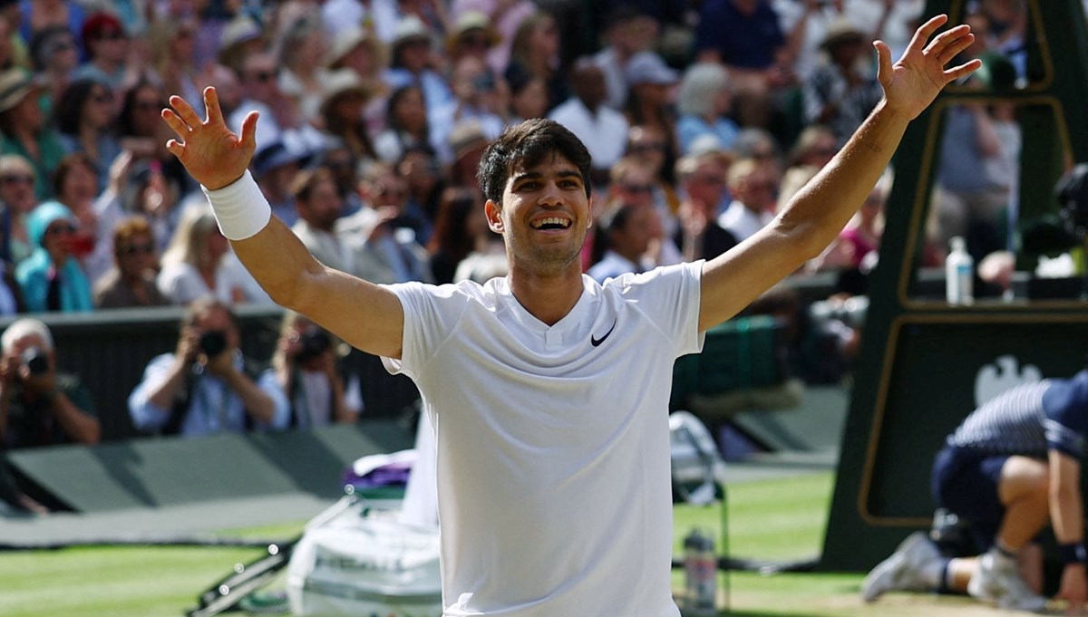 Wimbledon'da üst üste ikinci kez şampiyon Carlos Alcaraz