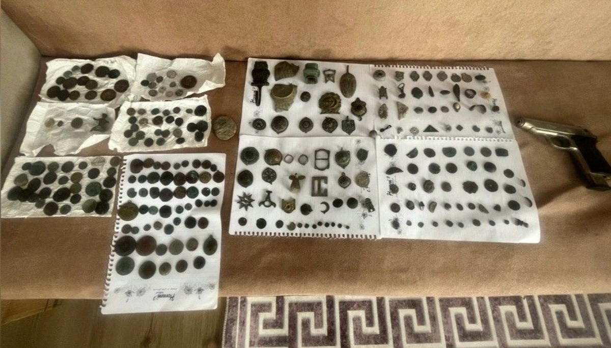 Tekirdağ'da tarihi eser operasyonu Tekirdağ'da tarihi eser operasyonu