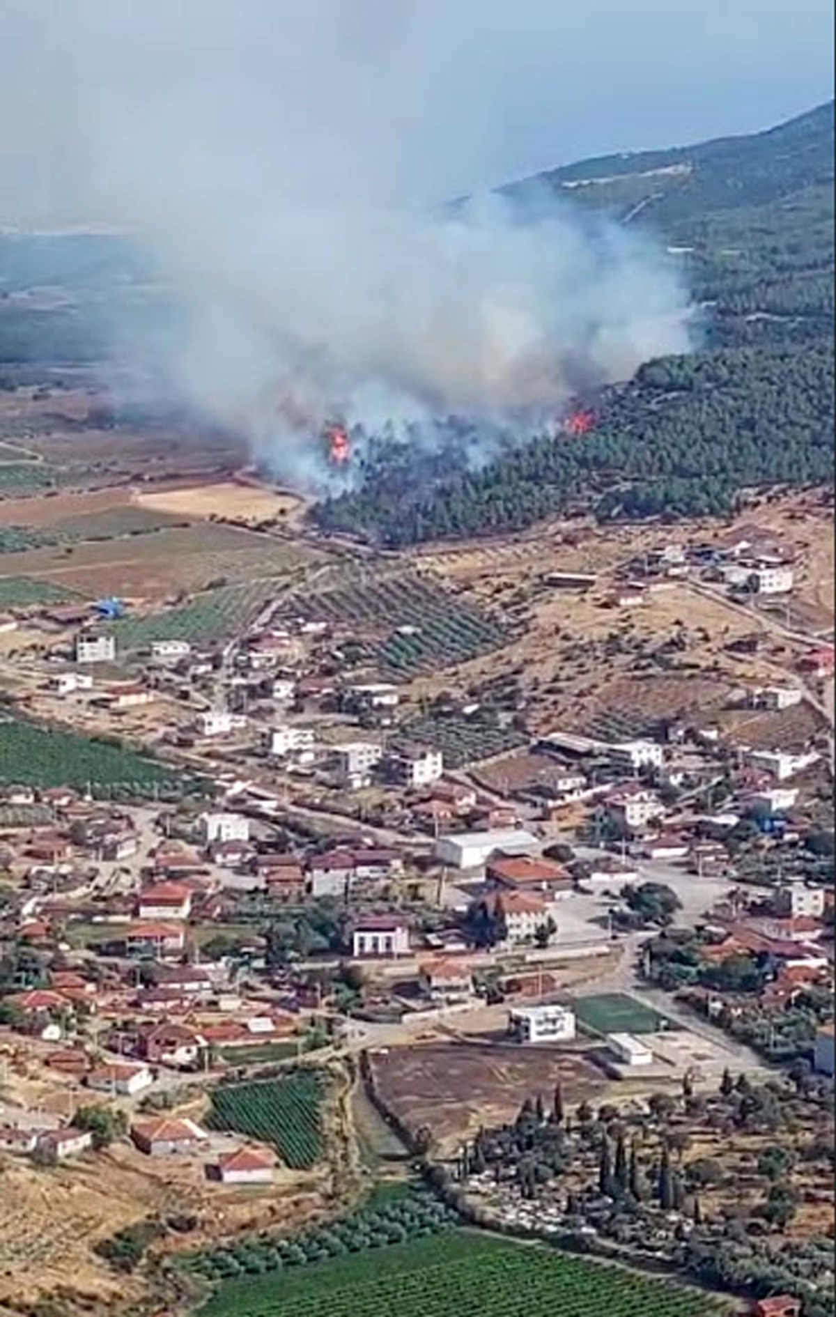 Manisa Gölmarmara'daki yangın kontrol altına alındı