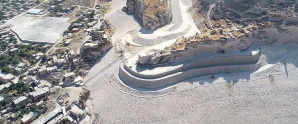 Hasankeyf’te son eser taşınıyor