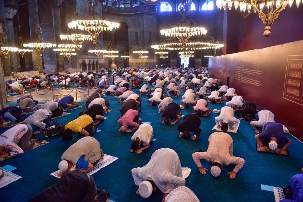 Ayasofya-i Kebir Cami-i Şerifi'nde 86 yıl sonra ilk bayram namazı - 33