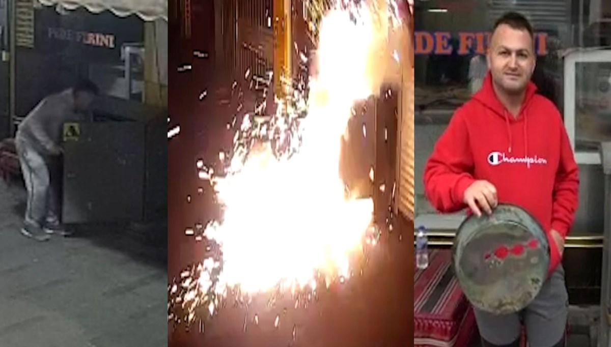 Tava sakladığı enerji panosu bomba gibi patladı