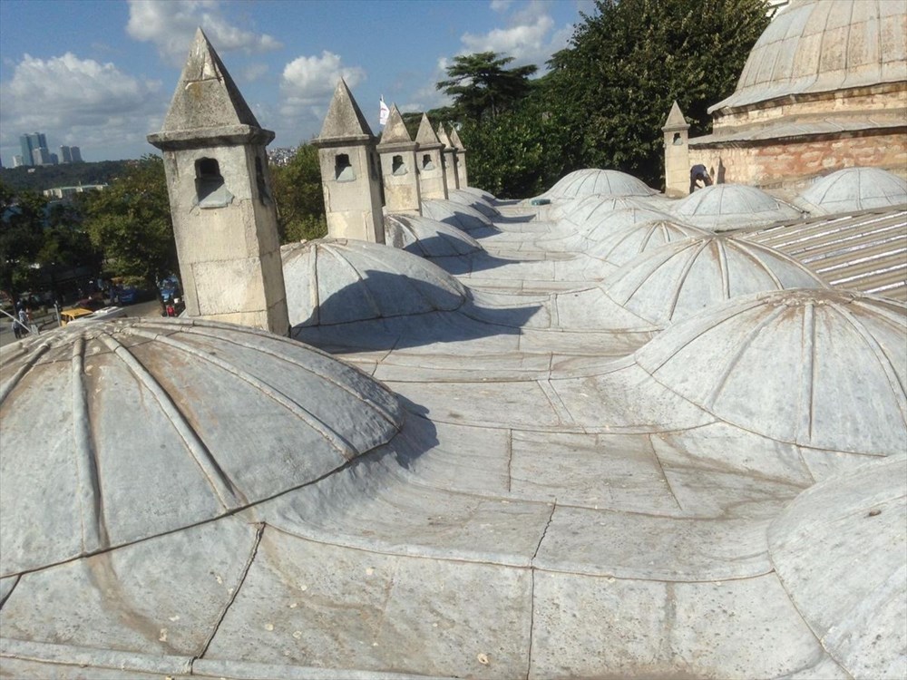 Mihrimah Sultan Külliyesi'nin bacalarındaki klimalar kaldırıldı - 8