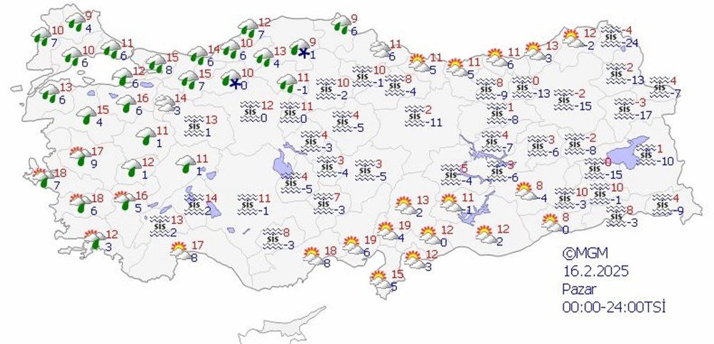 Soğuk havaya kısa bir ara: Önce yağmur sonra kar! - 7