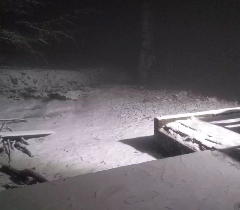 Kartepe'ye mevsimin ilk karı - 2