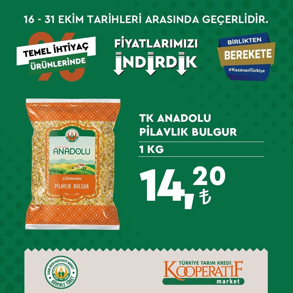 Tarım Kredi Kooperatif Market temel ihtiyaç ürünlerinde büyük indirimler (17-31 Ekim güncel indirimli ürünler kataloğu) - 26