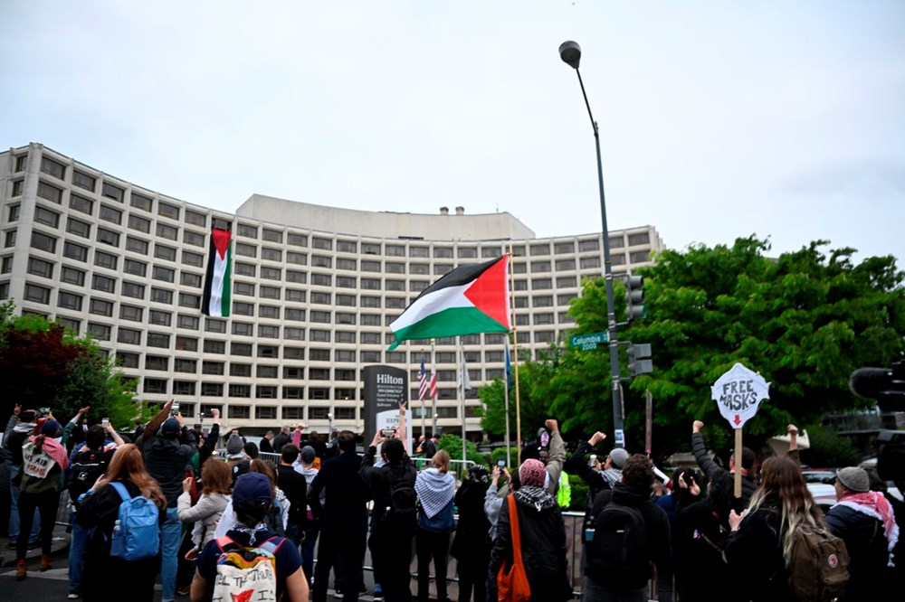 103 yıllık etkinliğe Filistin protestoları damga vurdu - 4