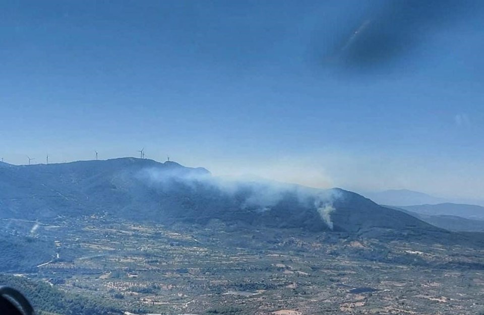 İzmir'de korkutan orman yangını - 1