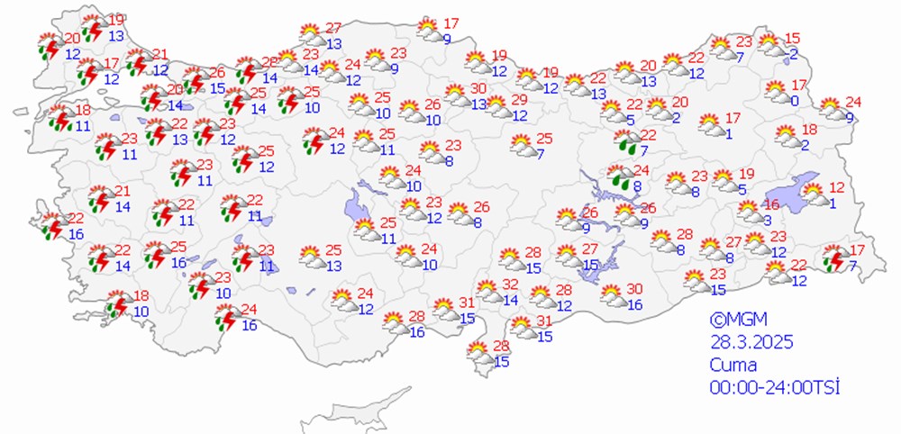 Bayram yoğun yağışlı geçecek: Bazı bölgelerde sel riski var - 9