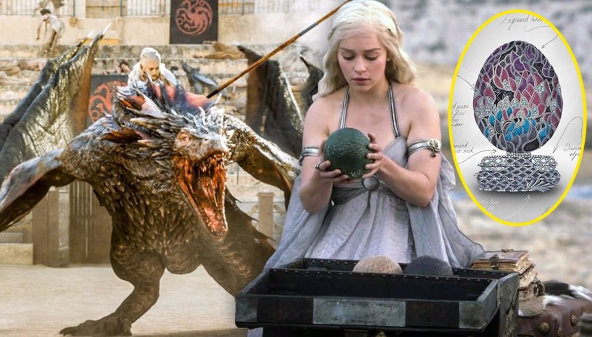 2,2 milyon dolarlık Game of Thrones ejderha yumurtası satışta 2,2 milyon dolarlık Game of Thrones ejderha yumurtası satışta