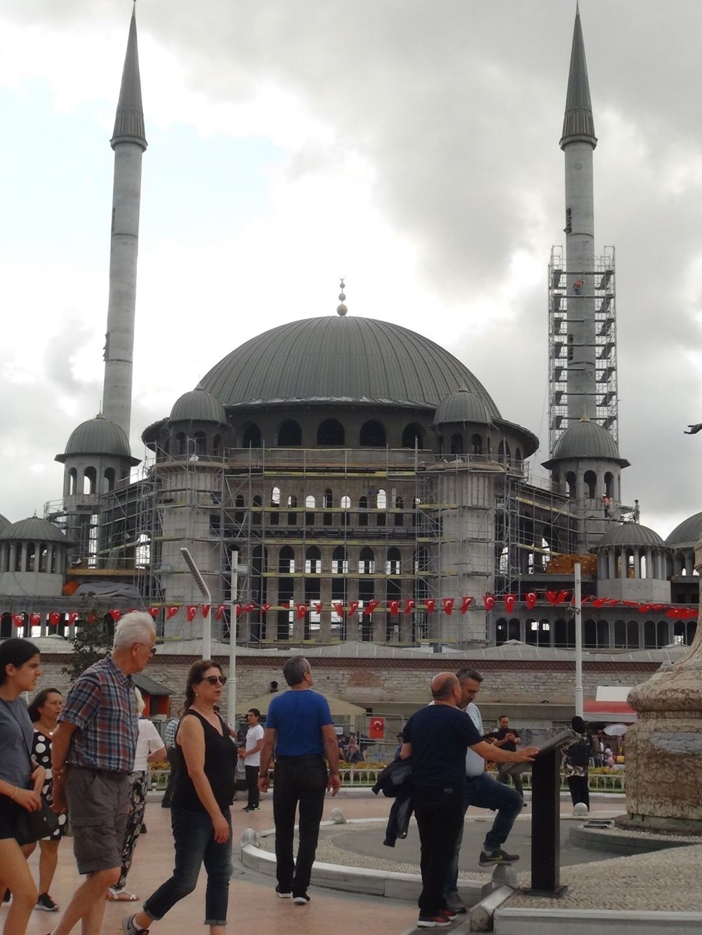 Taksim Camii’nin son hali havadan görüntülendi NTV