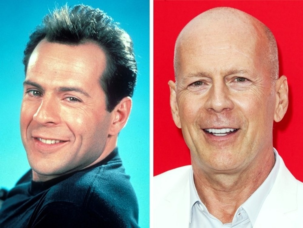 12 популярных. Актер похожий на Брюса Уиллиса. Bruce Willis with hair. Брюс Уиллис волосы наращивал. Морис Роне и Брюс Уиллис внешне похожи друг на друга,один типаж.