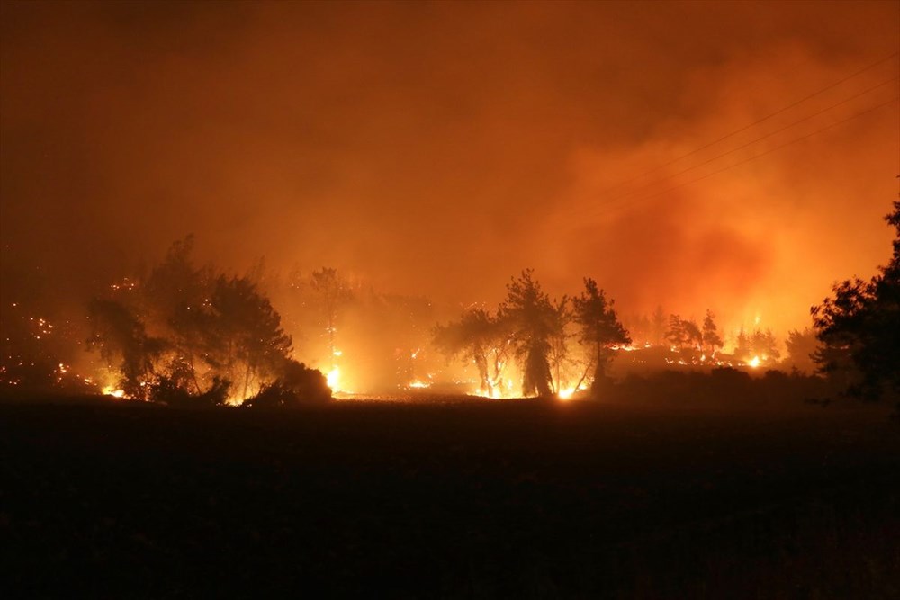 Antalya, Adana, Mersin, Aydın, Muğla, Osmaniye ve Kayseri'de orman yangınları - 45