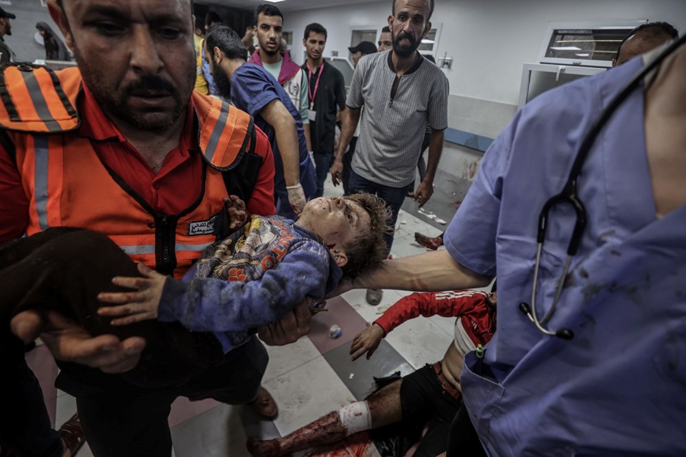 Gazze'de hastane vuruldu: Ankara'dan sert tepki - 5