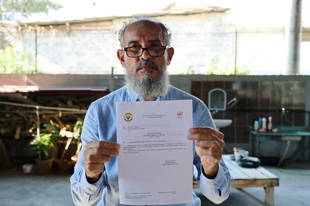 "Tapulu arazim" diyerek sokağın girişini kapattı - 3