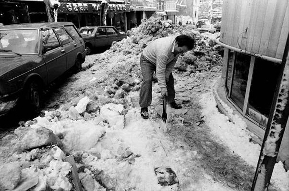 İstanbul'da 1987 kışından fotoğraflar - 24