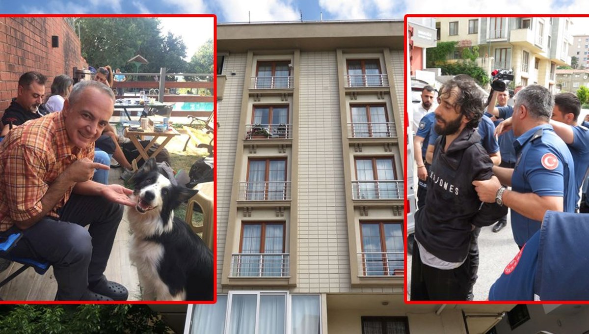 İstanbul'da bahçeye atlayıp köpeği bıçakladı