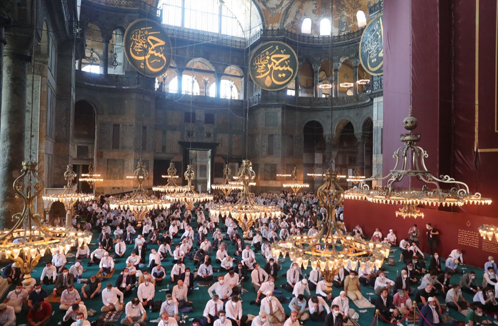Ayasofya-i Kebir Camii Şerifi ibadete açıldı (Ayasofya'da 86 yıl sonra ilk namaz) - 18