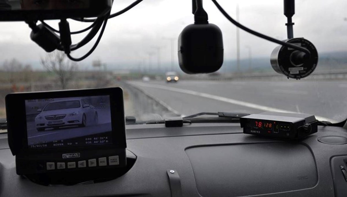 Radar cezası uygulanan araç sayısı