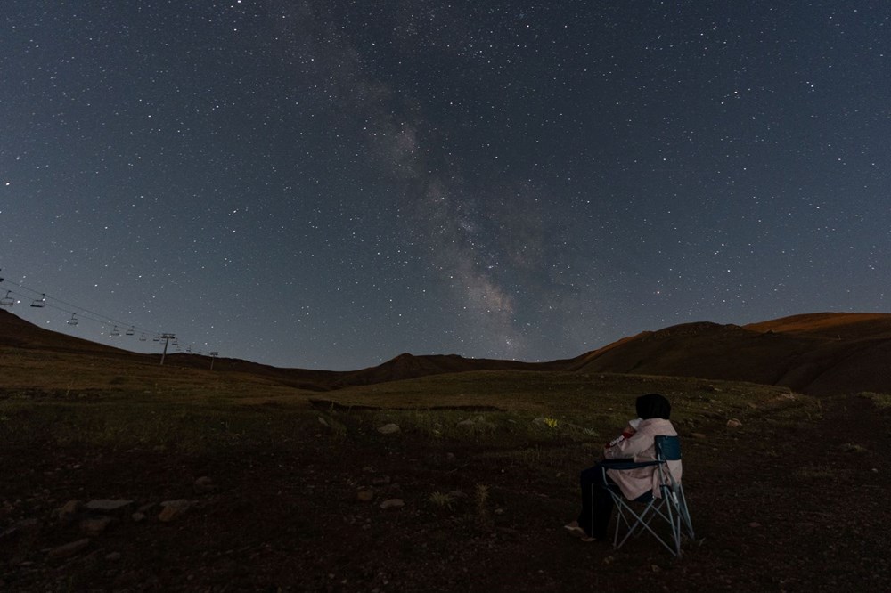 Perseid şöleni: Gökyüzü tutkunları yüksek rakımları bölgelere akın etti - 3