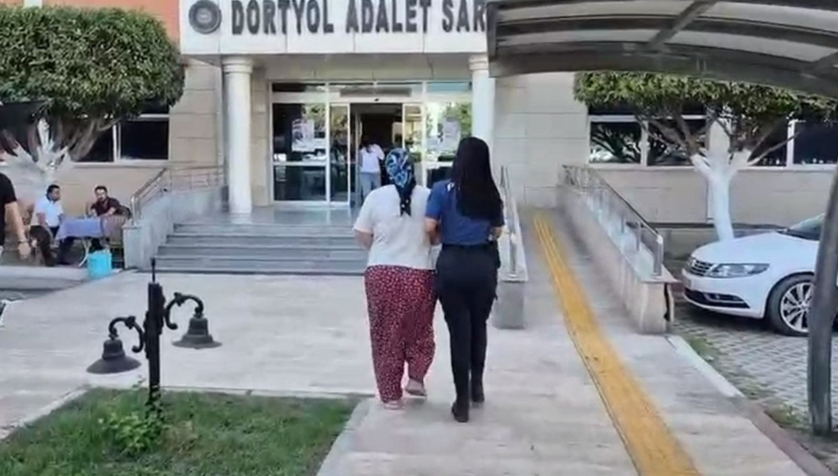 Dörtyol'da uyuşturucu taciri kadın tutuklandı