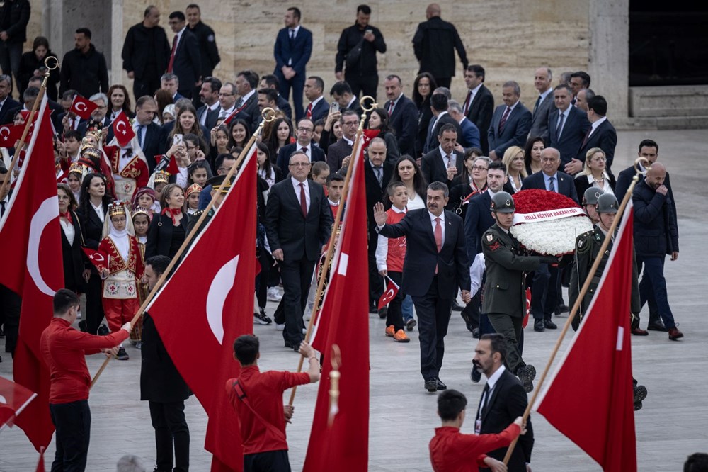 Devlet erkanı Anıtkabir'de - 5