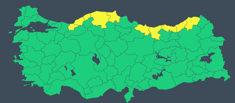 10 il için sarı kodlu uyarı: Sıcaklık 6 derece daha azalacak! - 5