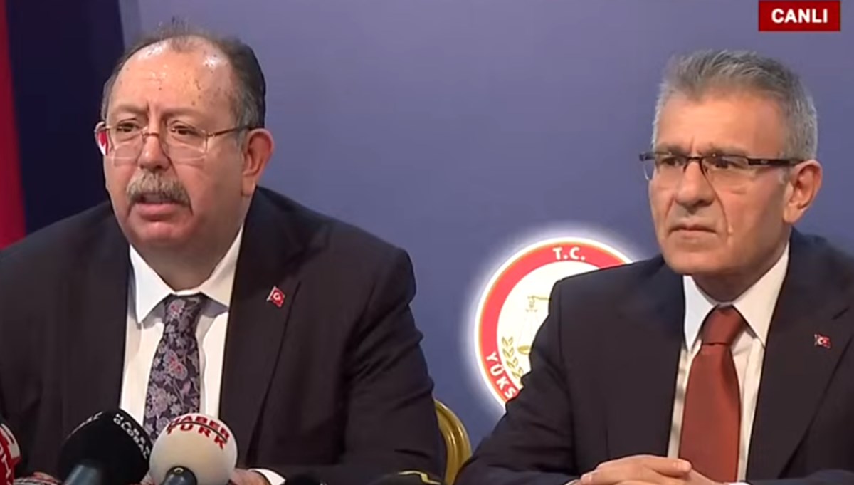 YSK Başkanı Yener: Seçime katılım oranı yüzde 78,11 YSK Başkanı Yener: Seçime katılım oranı yüzde 78,11
