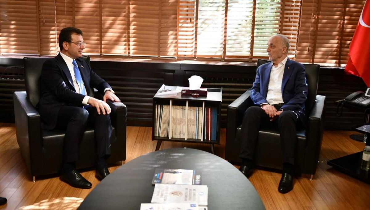 Ekrem İmamoğlu'ndan TÜRK-İŞ ve HAK-İŞ'e ziyaret Ekrem İmamoğlu'ndan TÜRK-İŞ ve HAK-İŞ'e ziyaret