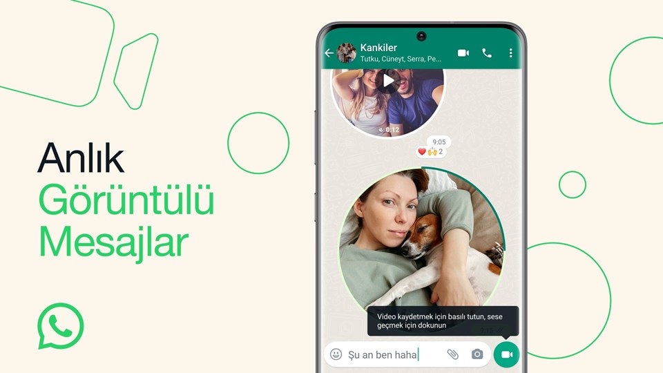 WhatsApp yeni özelliğini tanıttı: Görüntülü mesajlar - 1
