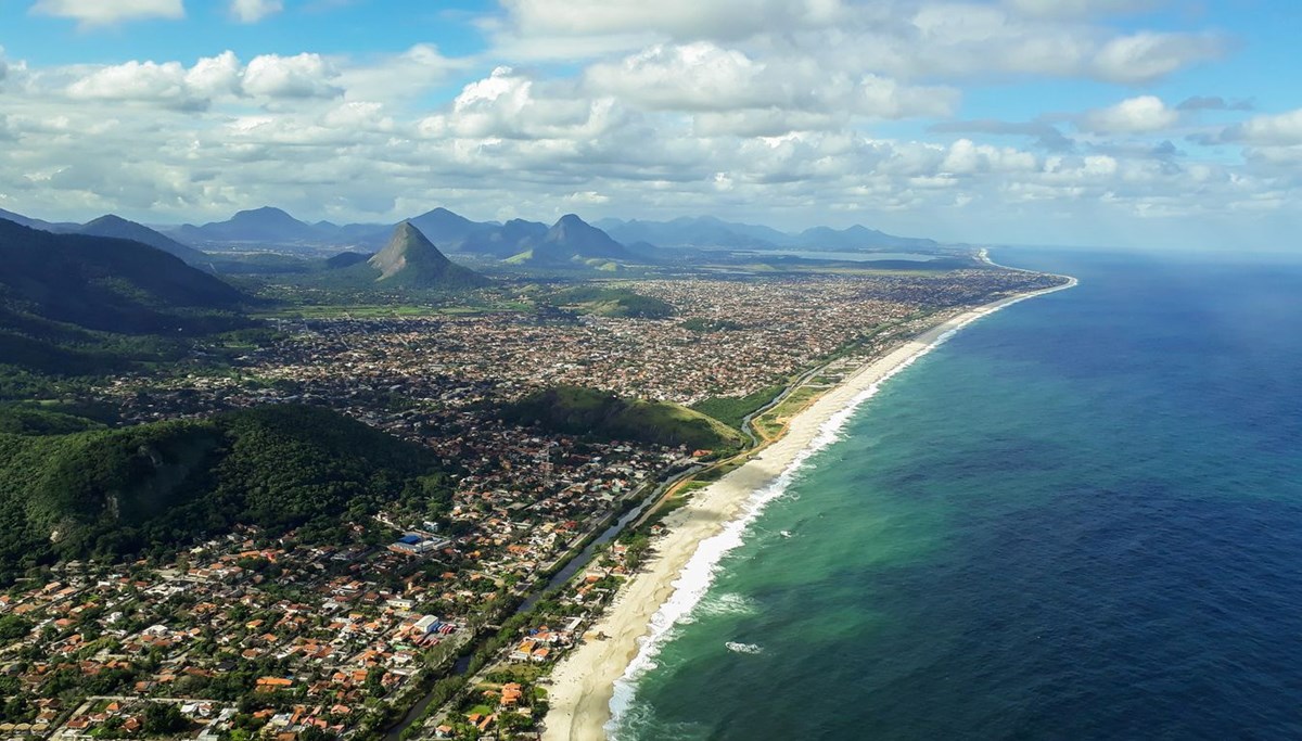 Brezilya'nın turizm cennetini deniz yuttu