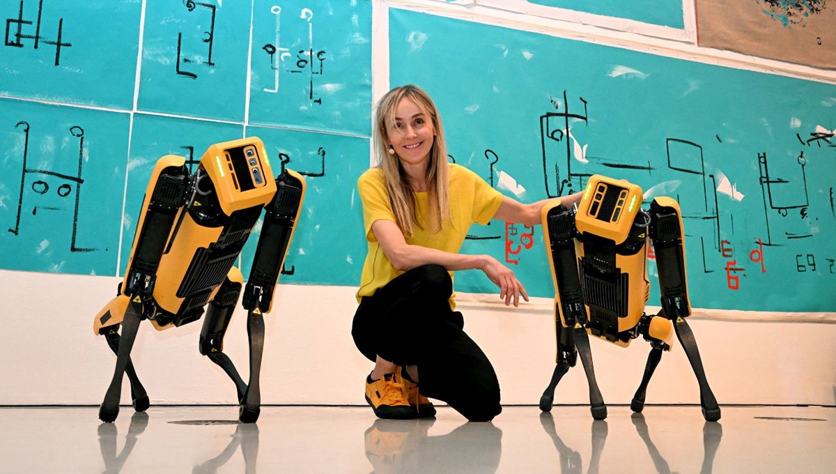 Roboköpek ressam oldu: 40 bin dolarlık tablo satışı Roboköpek ressam oldu: 40 bin dolarlık tablo satışı