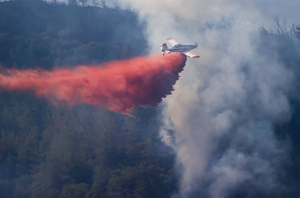 Marmaris'te orman yangını: Bakanlar son durumu açıkladı - 56