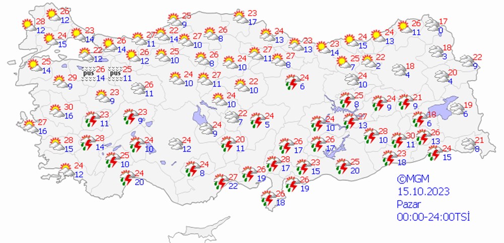 Sıcaklıklar 2-3 derece artacak (Bugün hava nasıl olacak) - 11