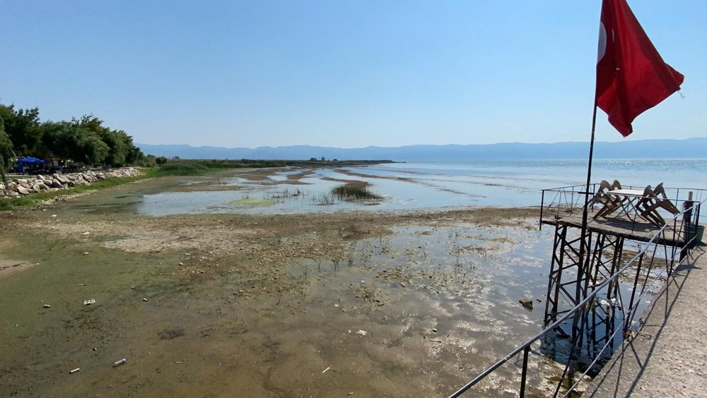 İznik Gölü'nde tedirgin eden çekilme - 7