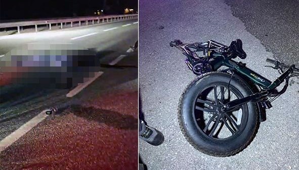 Otomobilin çarptığı bisikletli yaşamını yitirdi