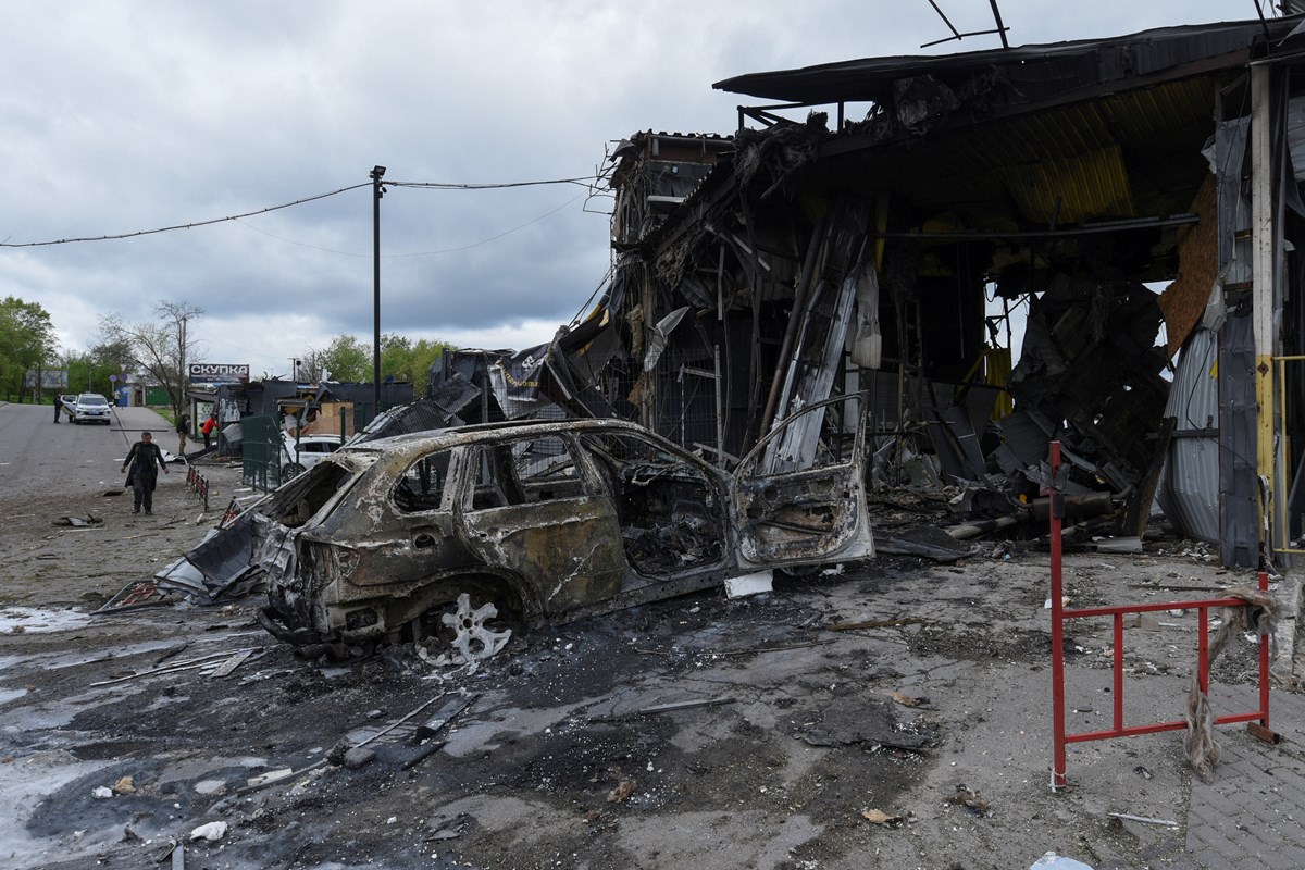 Saldırının ardından Ukrayna