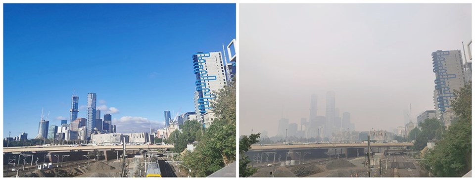 Yangınların neden olduğu hava kirliliği Avustralya Açık'a engel - 1