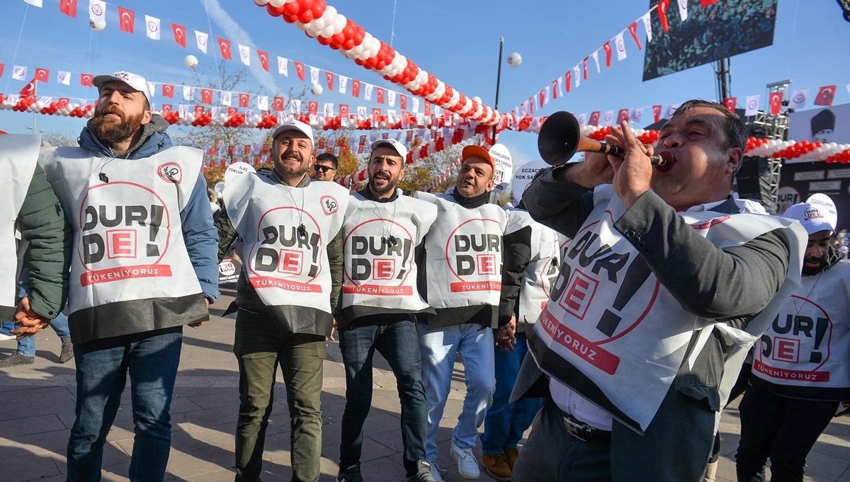 Ankara'da 'Büyük Eczacı Mitingi' düzenlendi