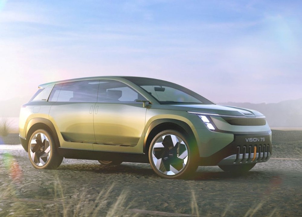 Skoda'dan yeni logo ve yeni elektrikli model: Vision 7S tanıtıldı - 14