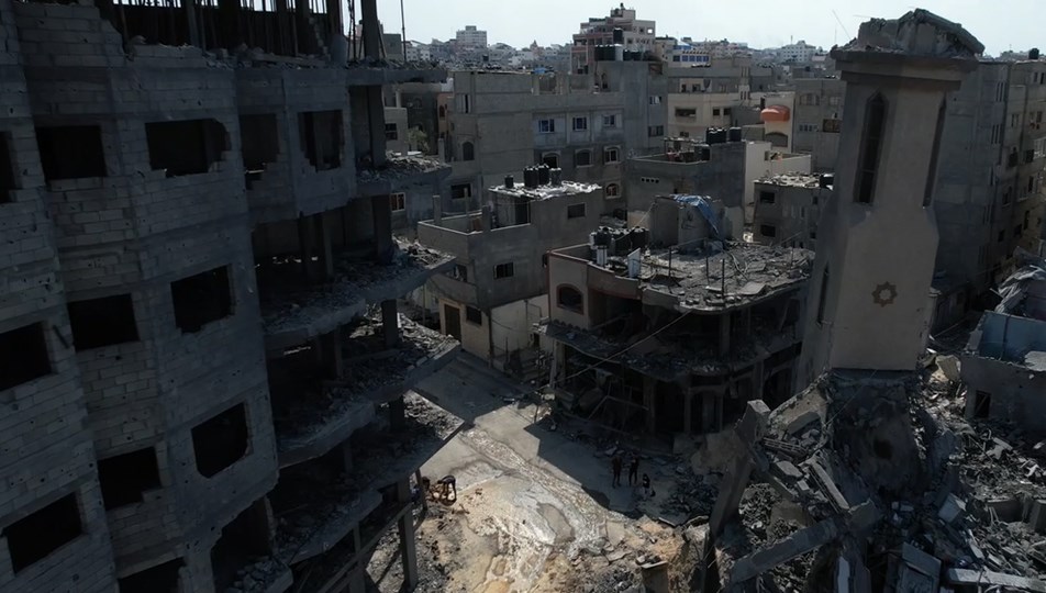 Drone görüntüleri ortaya çıkardı: İsrail dünyanın gözü önünde Gazze'deki mülteci kampını yerle bir etti