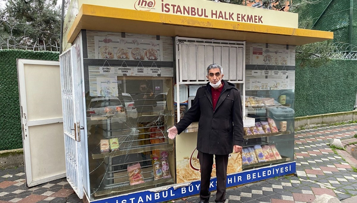 İstanbul'da Halk Ekmek büfesine saldıran kişi tutuklandı